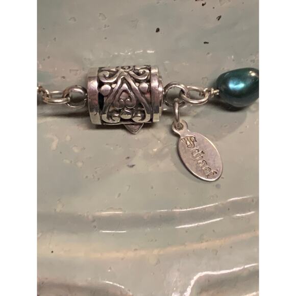 Schaef Designs Pearl, Sterling Silver & Gold Plated Multi Strand Necklace - Picture 8 of 9